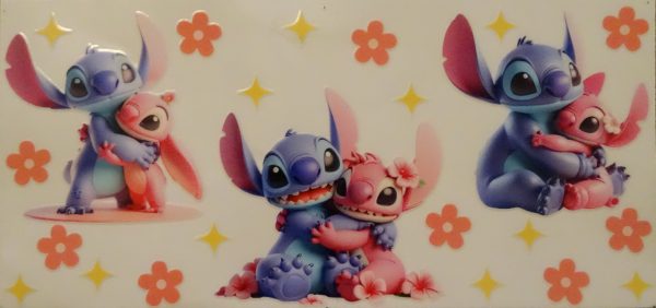 Stitch en angel bloemen