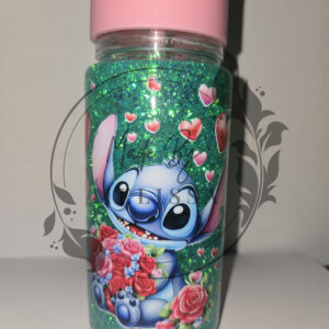 Stitch Liefdesbeker – Glitter, rozen en pure vrolijkheid!