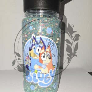 Bluey Glitterbeker – Samen drinken is dubbel zo leuk