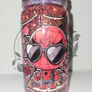 Spider-Kid Glitterbeker – Superkracht in elke slok!