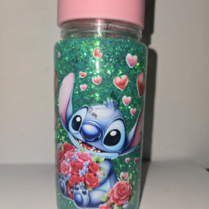 Stitch Liefdesbeker – Glitter, rozen en pure vrolijkheid!