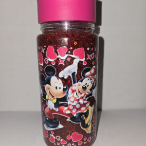Mickey & Minnie Glitterbeker – Liefde in een flesje